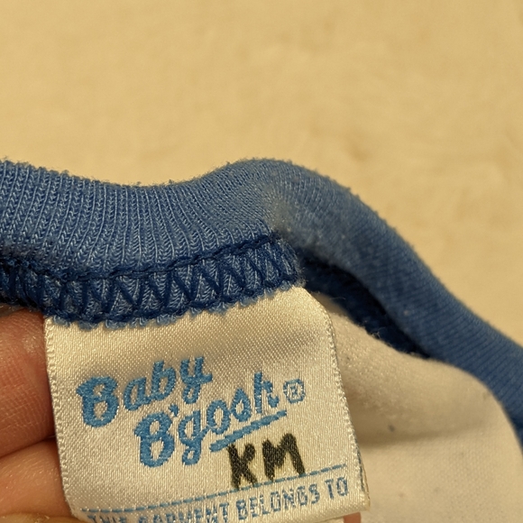 Vintage OshKosh Long-sleeved Zip-up Sleep Sack Plaid with Bears - RARE - Picture 6 of 7